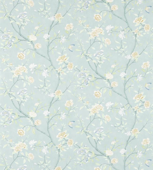 Nostell Priory Wallpaper - Blue/Ivory - ZWOO311419 - Zoffany