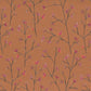 Ophelia Coral Linen Fabric