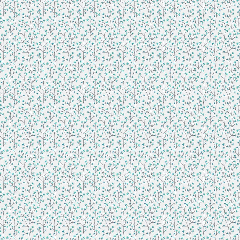 Ophelia Cornflower Linen Fabric