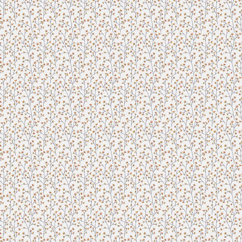 Ophelia Russet Linen Fabric