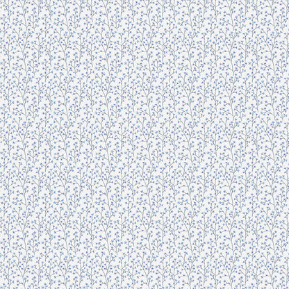 Ophelia Bluebell Linen Lomond Pima Lawn Cotton - Dress Fabric