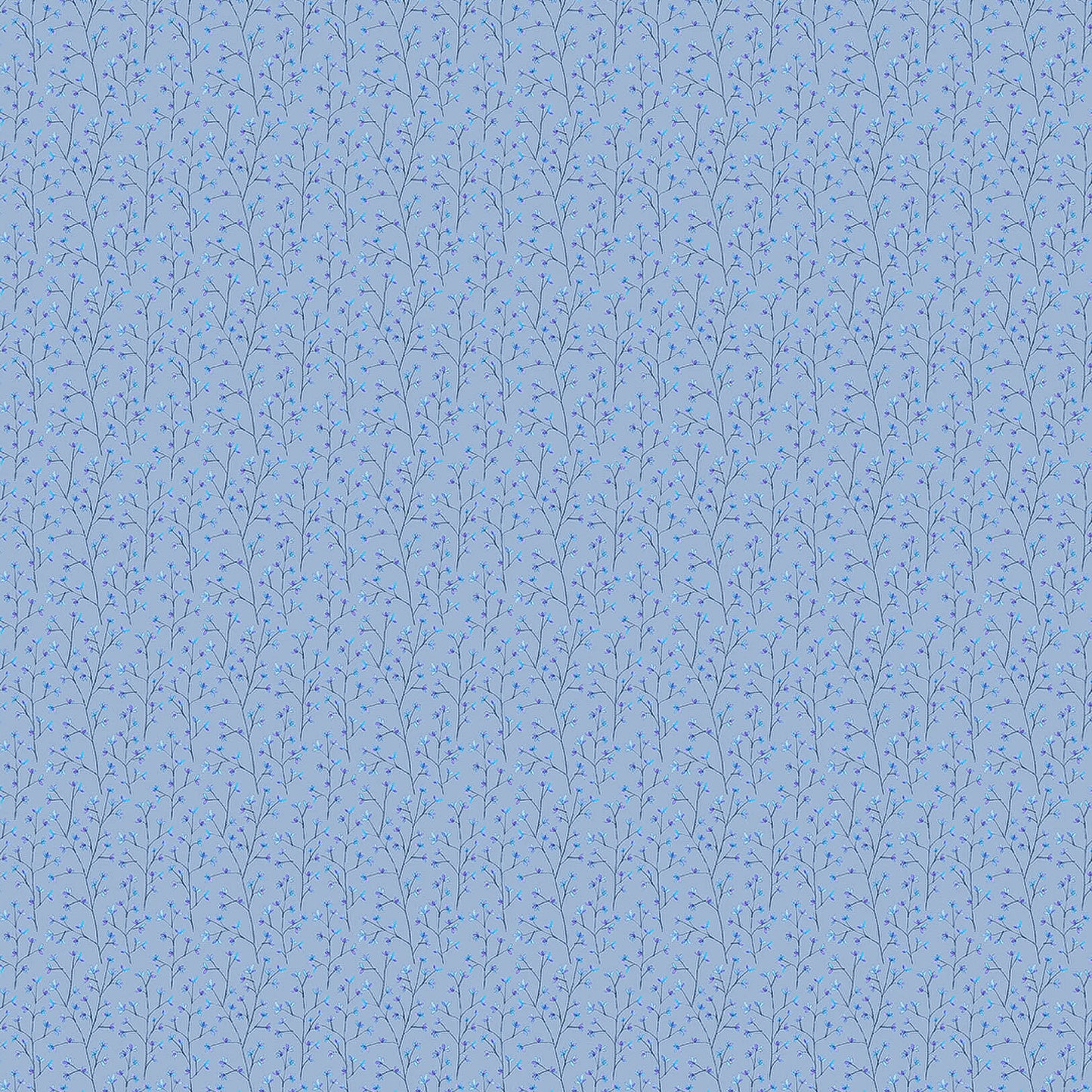 Ophelia Bluebell Lomond Pima Lawn Cotton - Dress Fabric