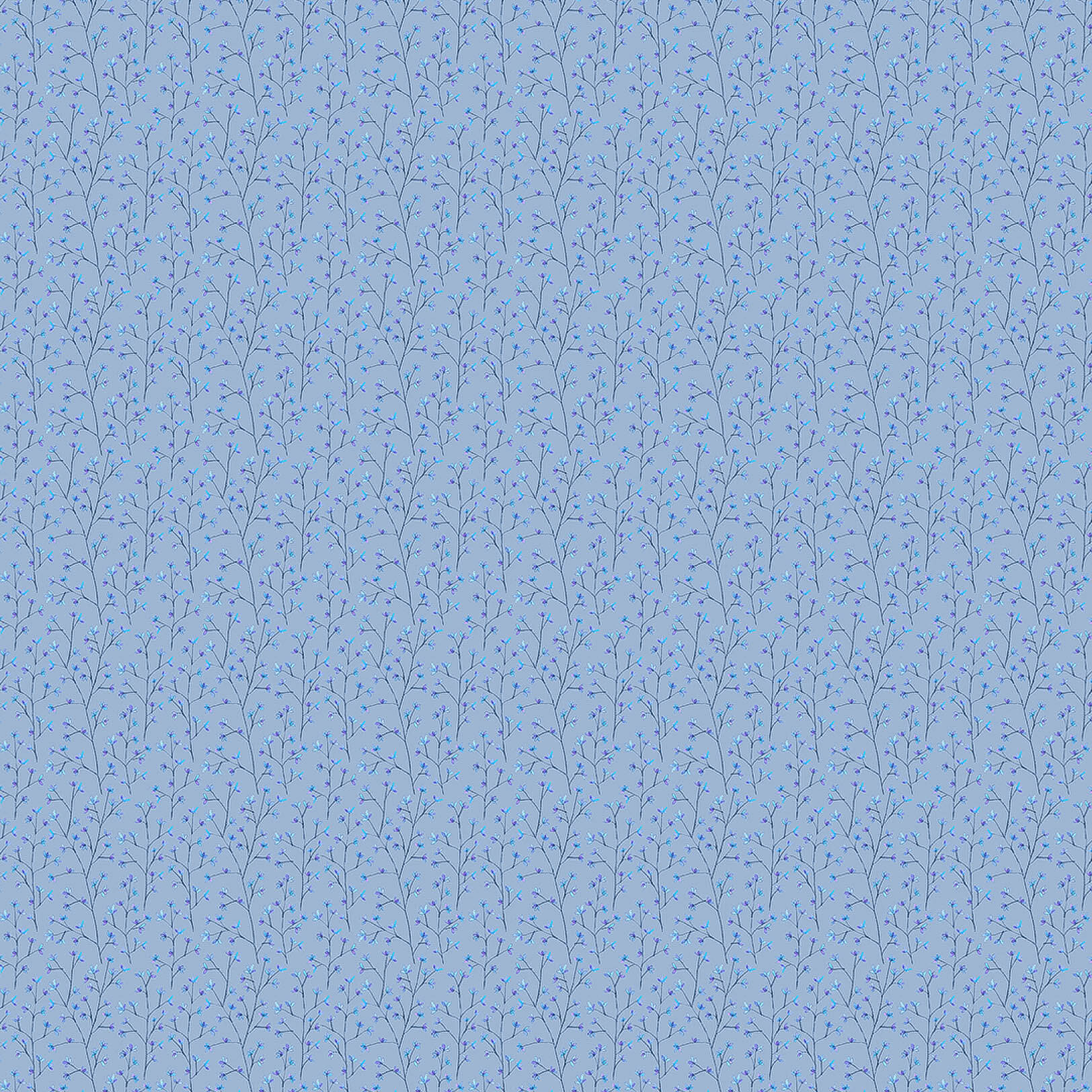 Ophelia Bluebell Lomond Pima Lawn Cotton - Dress Fabric