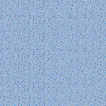 Ophelia Bluebell Lomond Pima Lawn Cotton - Dress Fabric