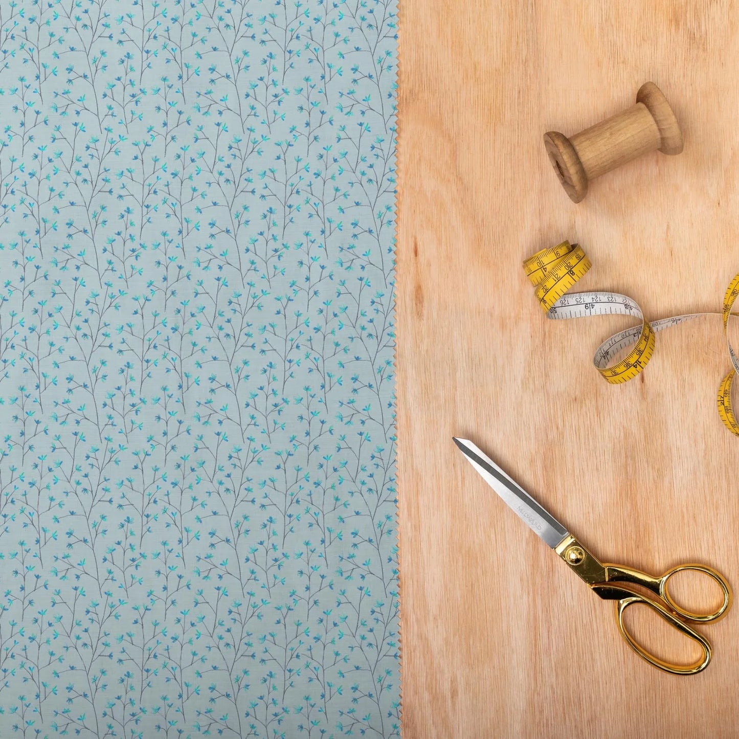 Ophelia Cornflower Lomond Pima Lawn Cotton - Dress Fabric