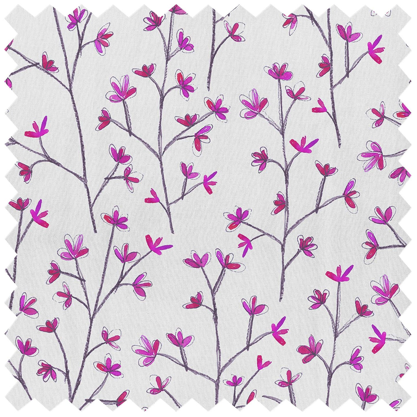 Ophelia Fuchsia Lomond Pima Lawn Cotton - Dress Fabric