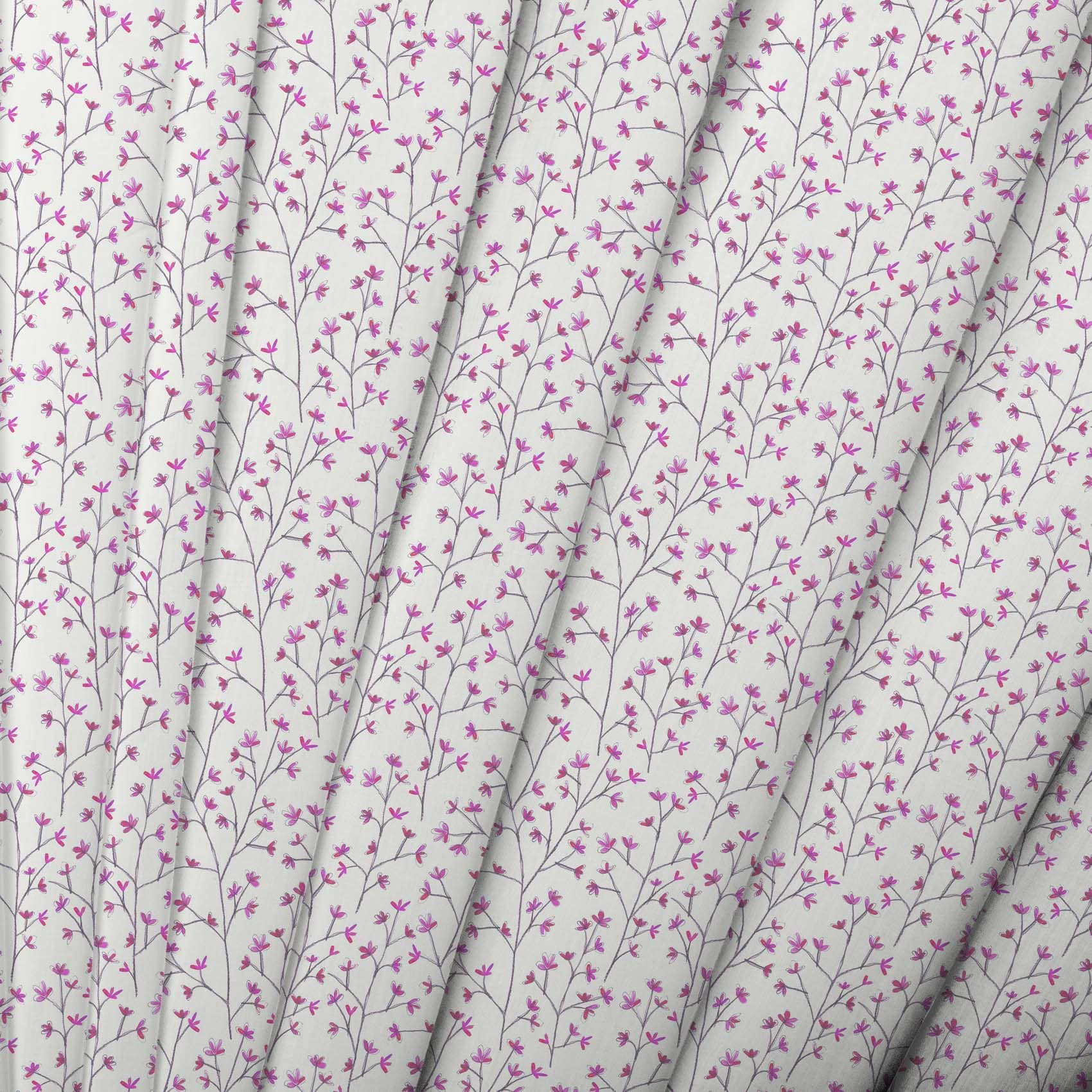 Ophelia Fuchsia Lomond Pima Lawn Cotton - Dress Fabric