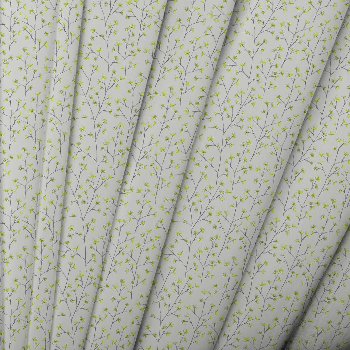 Ophelia Lime Lomond Pima Lawn Cotton - Dress Fabric