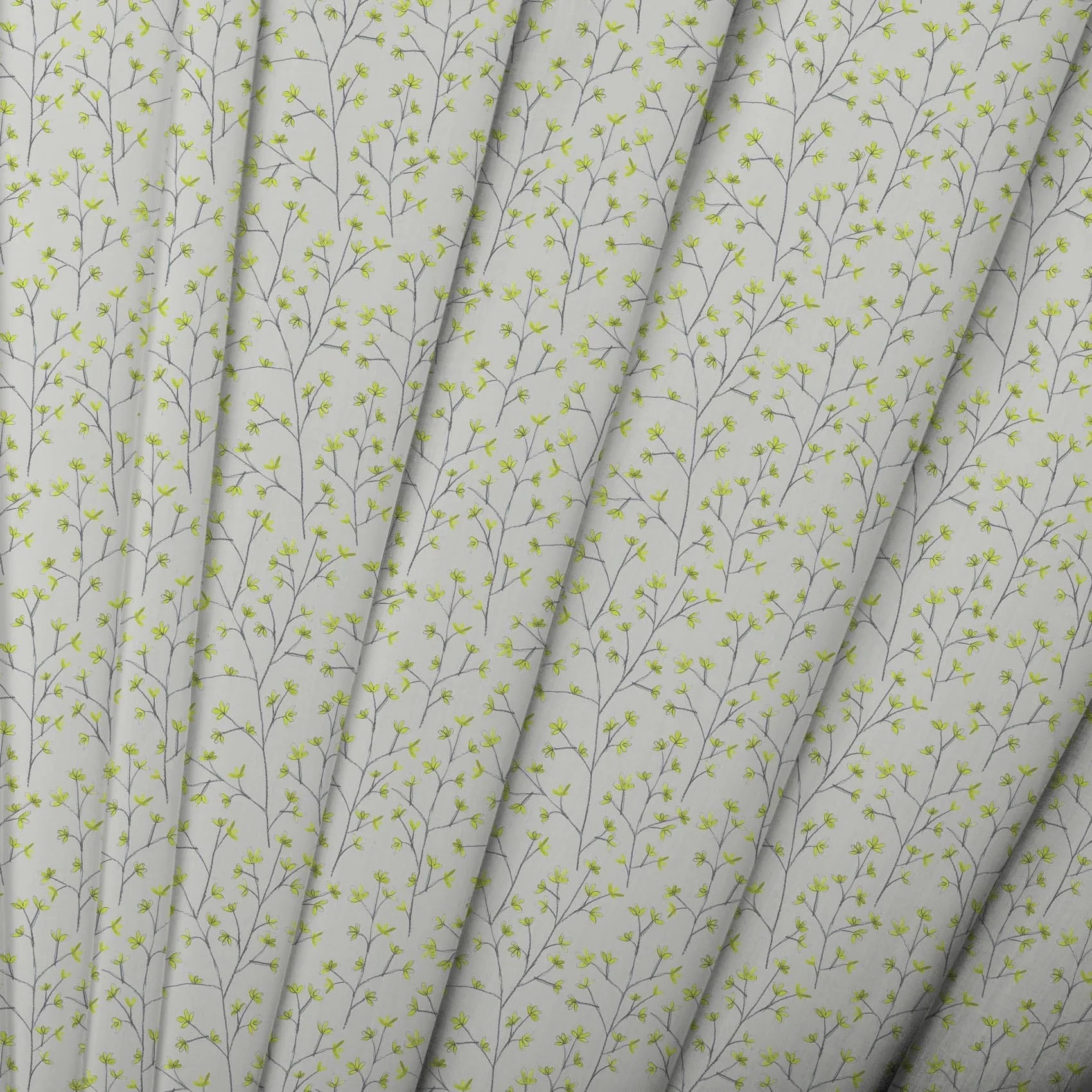 Ophelia Lime Lomond Pima Lawn Cotton - Dress Fabric