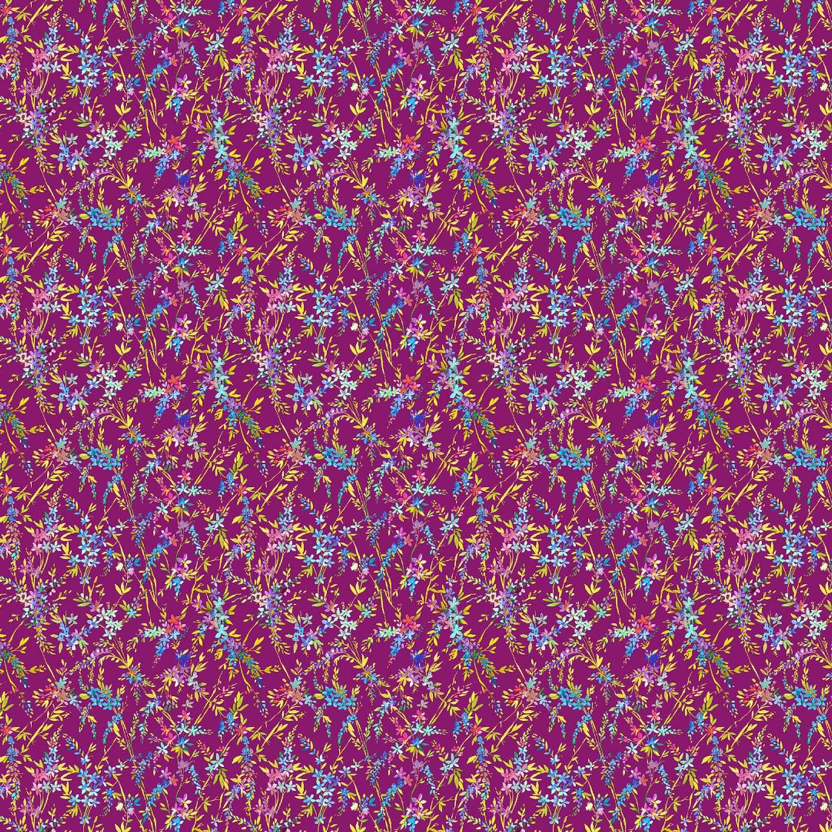 Orivietta Spring Magenta Lomond Pima Lawn Cotton - Dress Fabric