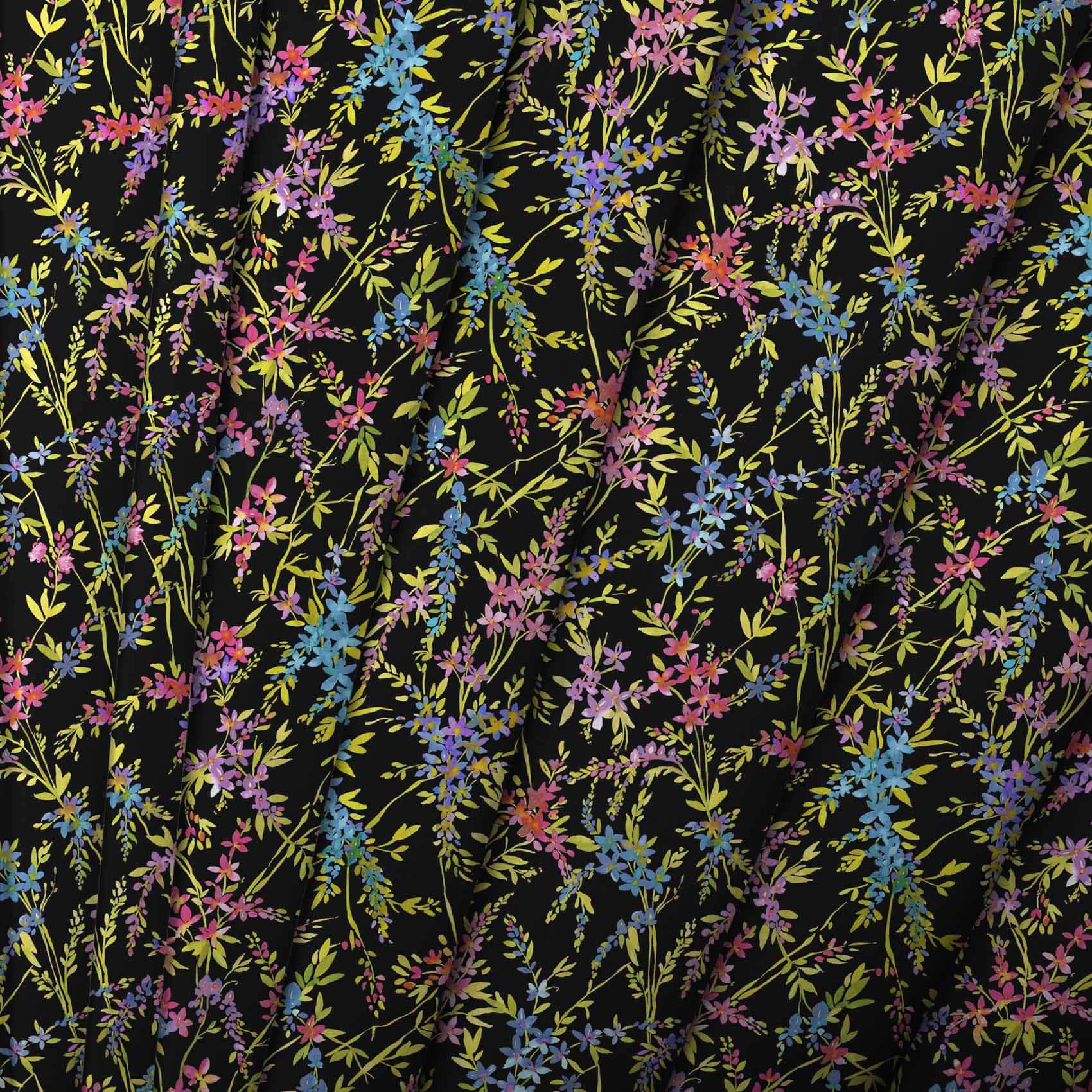 Orivietta Spring Onyx Lomond Pima Lawn Cotton - Dress Fabric