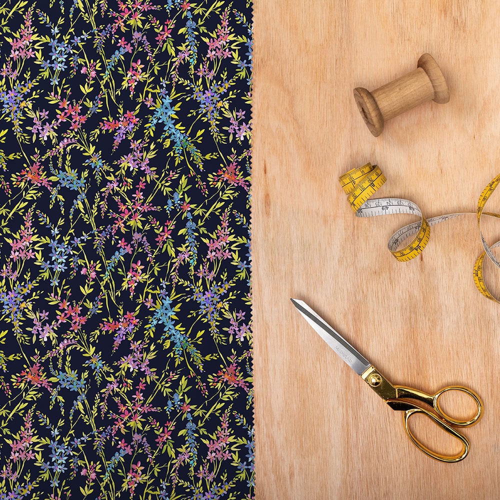 Orivietta Spring Onyx Lomond Pima Lawn Cotton - Dress Fabric