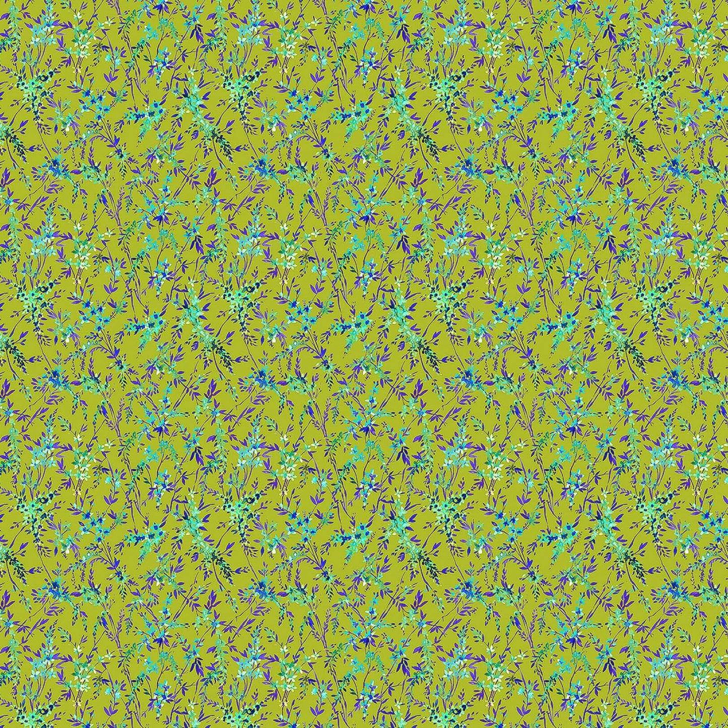 Orivietta Zest Lime Lomond Pima Lawn Cotton - Dress Fabric