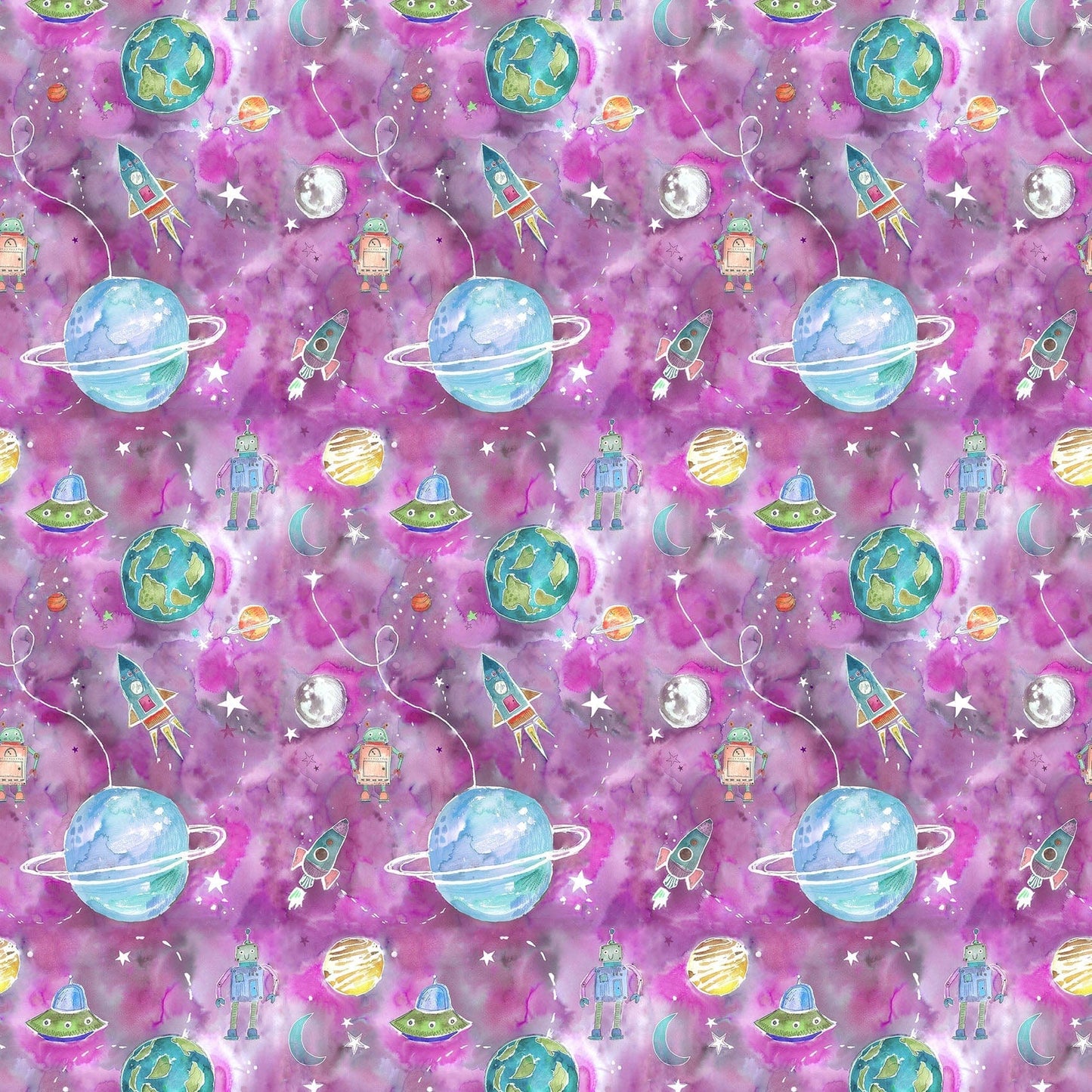 Out Of This World Blossom Fabric
