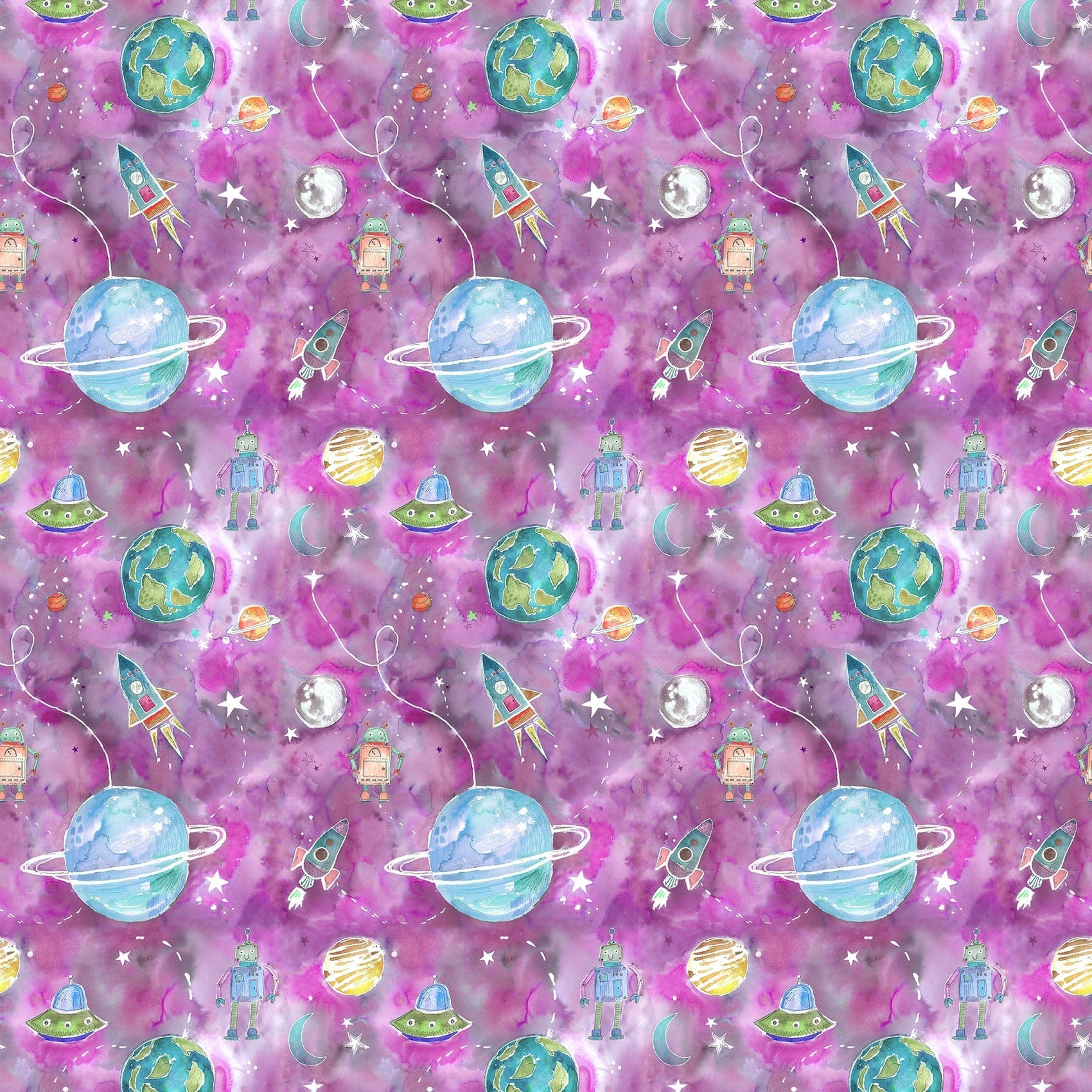 Out Of This World Blossom Fabric