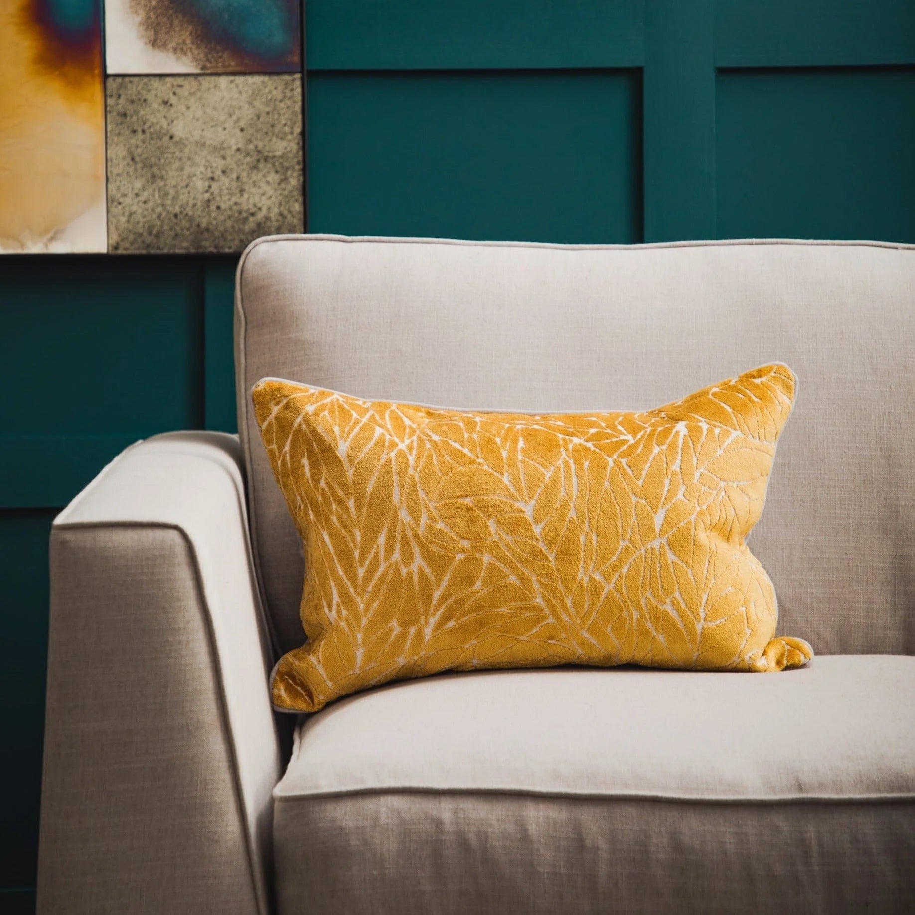 Ozul Gold Room Fabric