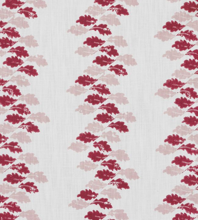 Oak Leaves Fabric - Red/Pink - BGF060502 - Barneby Gates