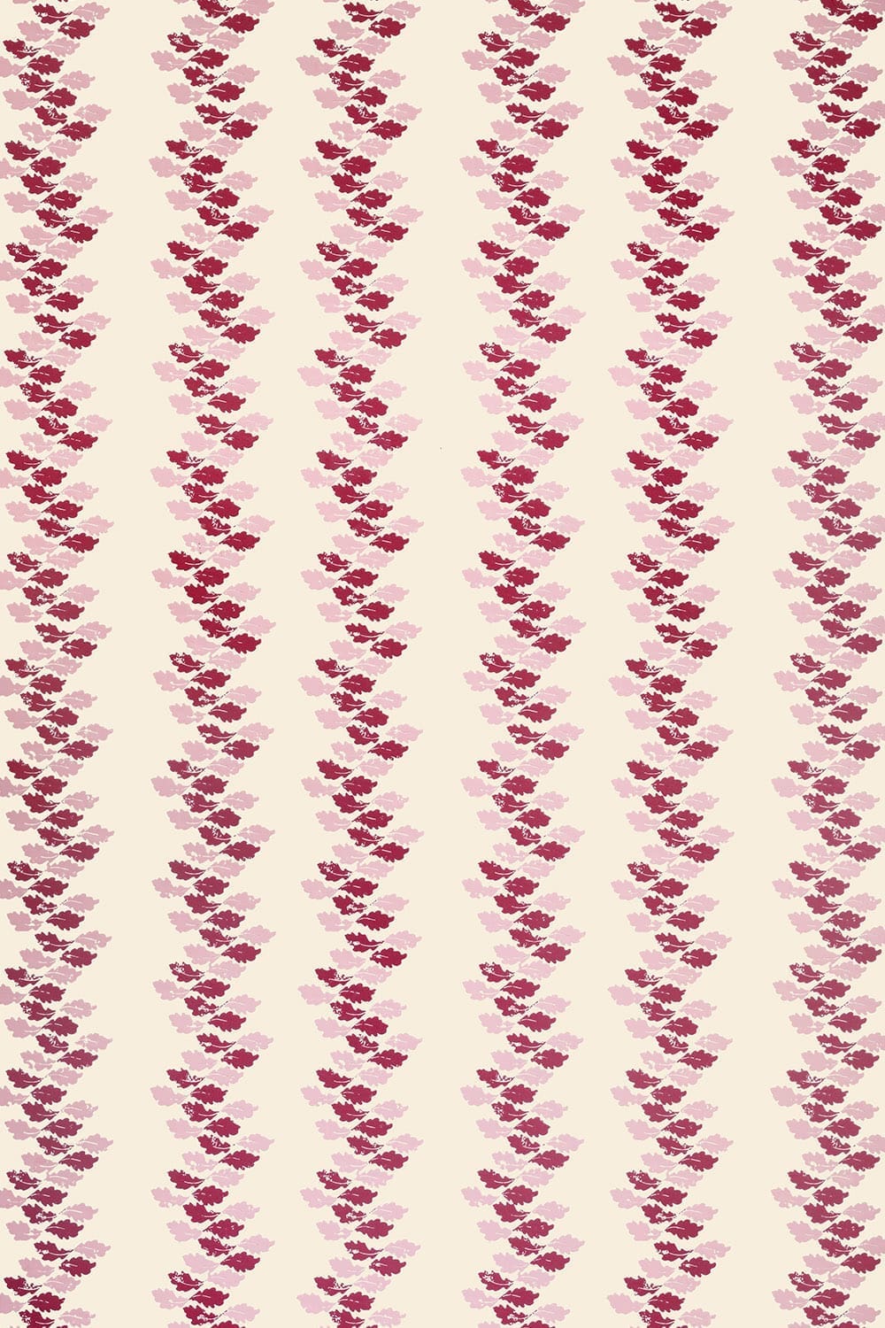 Oak Leaves Wallpaper - Red / Pink - BG2700102 - Barneby Gates