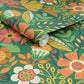Oopsy Daisy Wallpaper - Forest Green - Envy