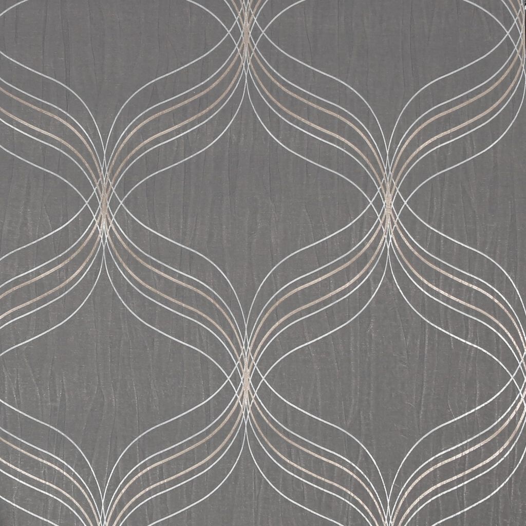 Optical Geo Wallpaper - Gray - Boutique Luxury