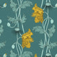 Poppy Fabric - Teal - Petronella Hall