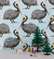 Pelican Wallpaper - Baby Blue - Petronella Hall