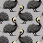 Pelican Wallpaper - Grey - Petronella Hall