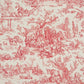 Le Hameau Crimson Wallpaper - Brunschwig & Fils