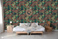 Feuillage Red Wallpaper - Brunschwig & Fils