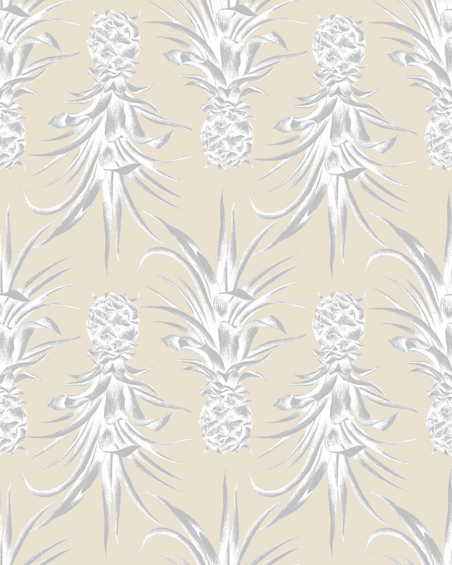 Pina Colada Wallpaper - Beige - Petronella Hall