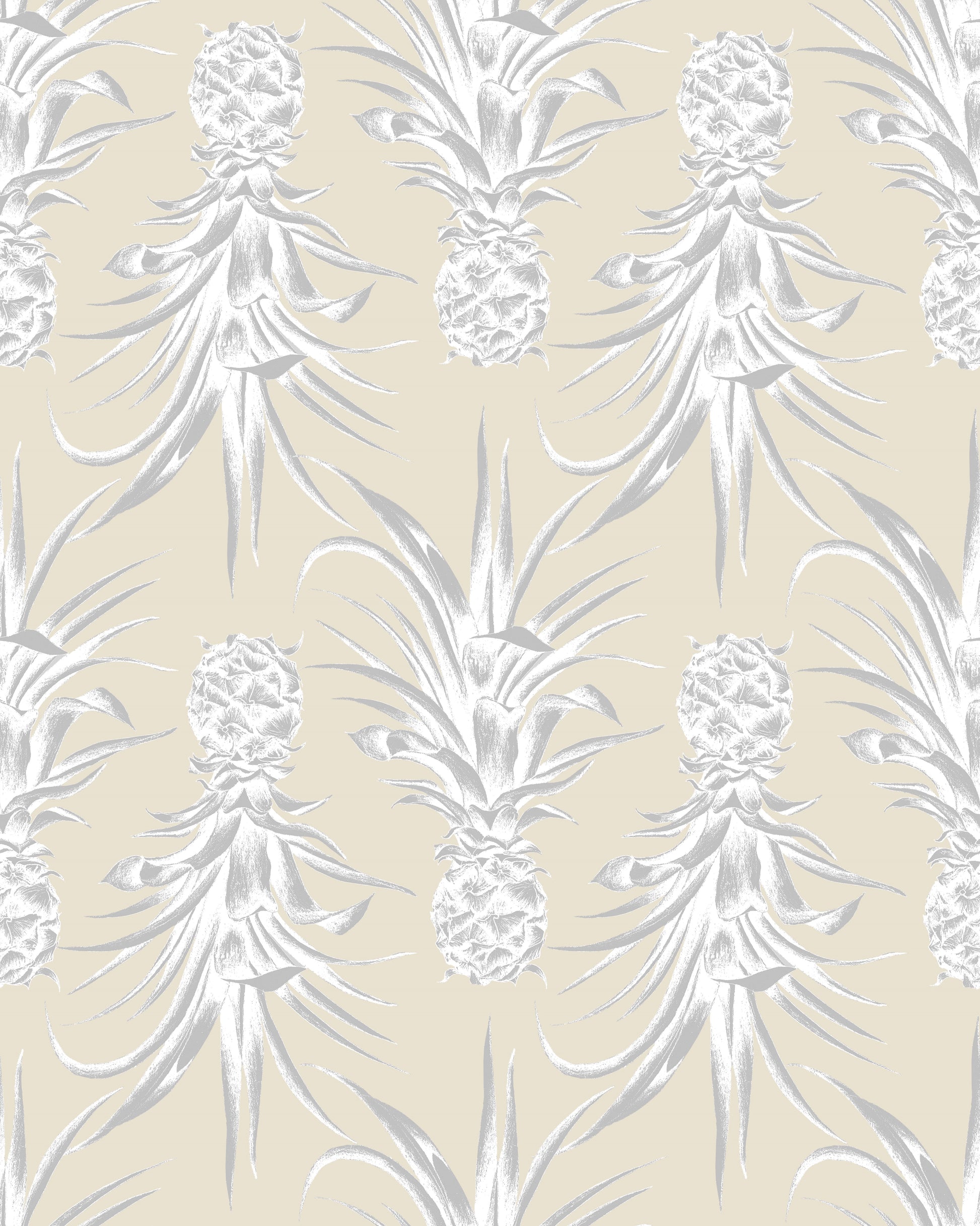 Pina Colada Wallpaper - Beige - Petronella Hall