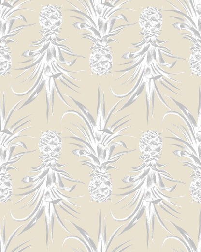 Pina Colada Wallpaper - Beige - Petronella Hall