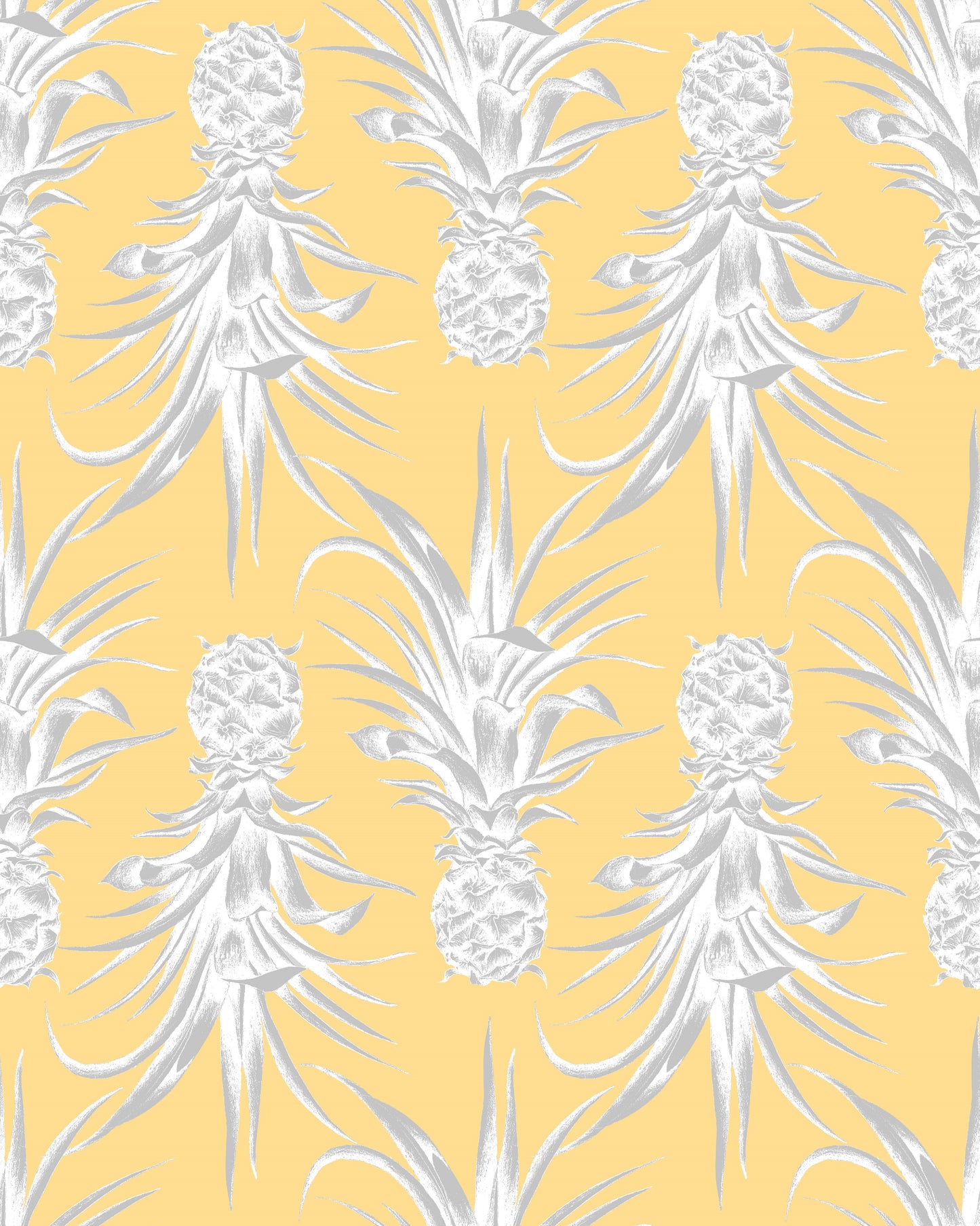 Pina Colada Wallpaper - Yellow - Petronella Hall