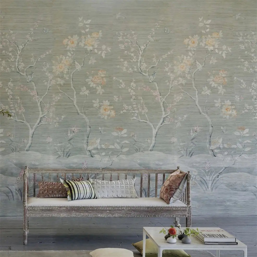 Manohari Grasscloth Wallpaper