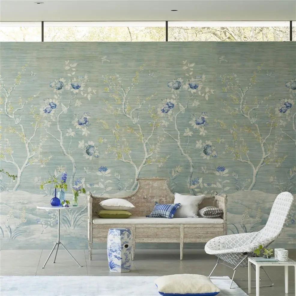 Manohari Grasscloth Wallpaper