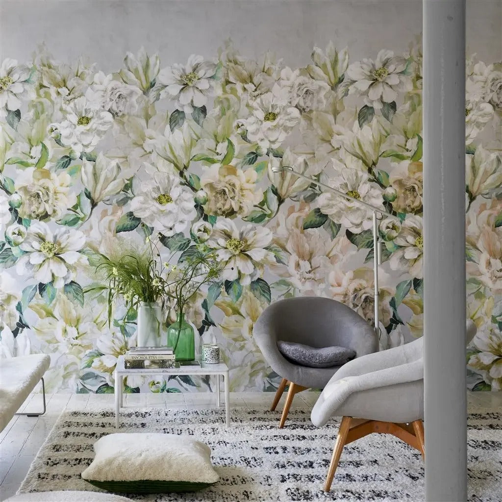 Jardin Botanique Room Wallpaper - Green