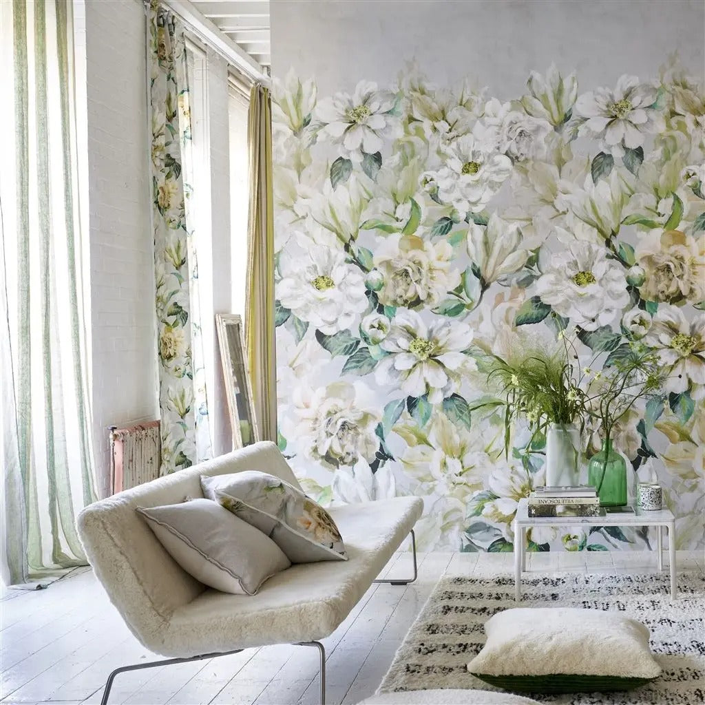 Jardin Botanique Room Wallpaper - Green