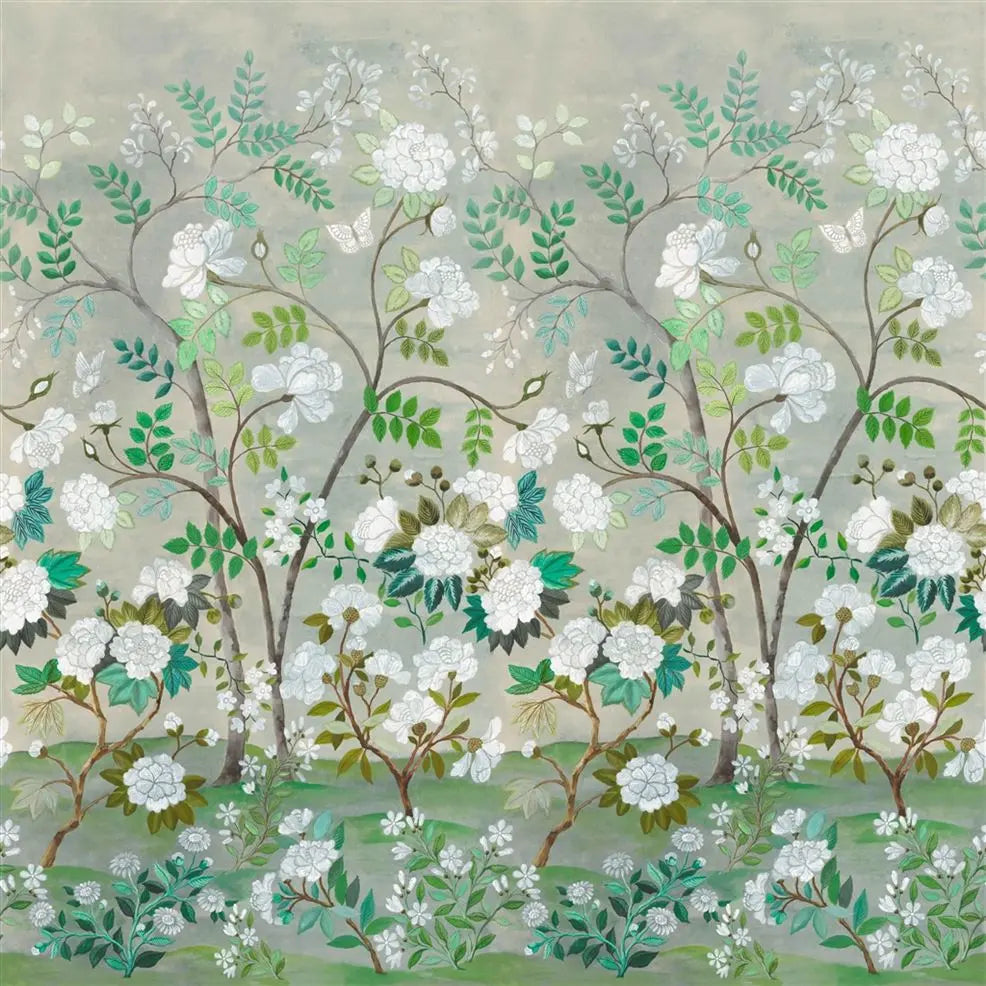 Fleur Orientale Wallpaper