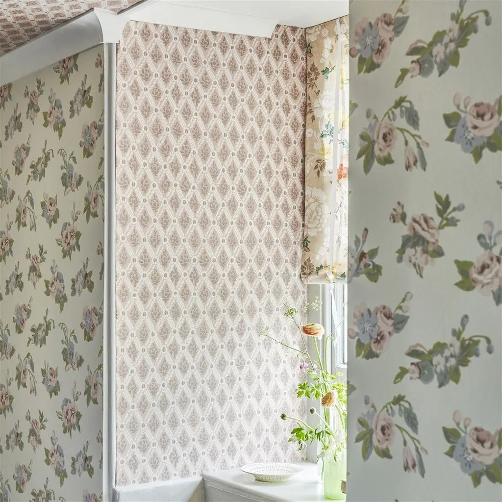 St John Street Trellis Wallpaper