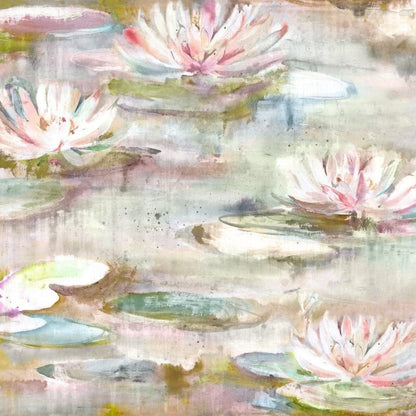 Perdita Coral Linen Fabric