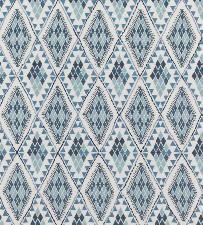 PF50443-1 - Castelo Fabric - Indigo - Baker Lifestyle