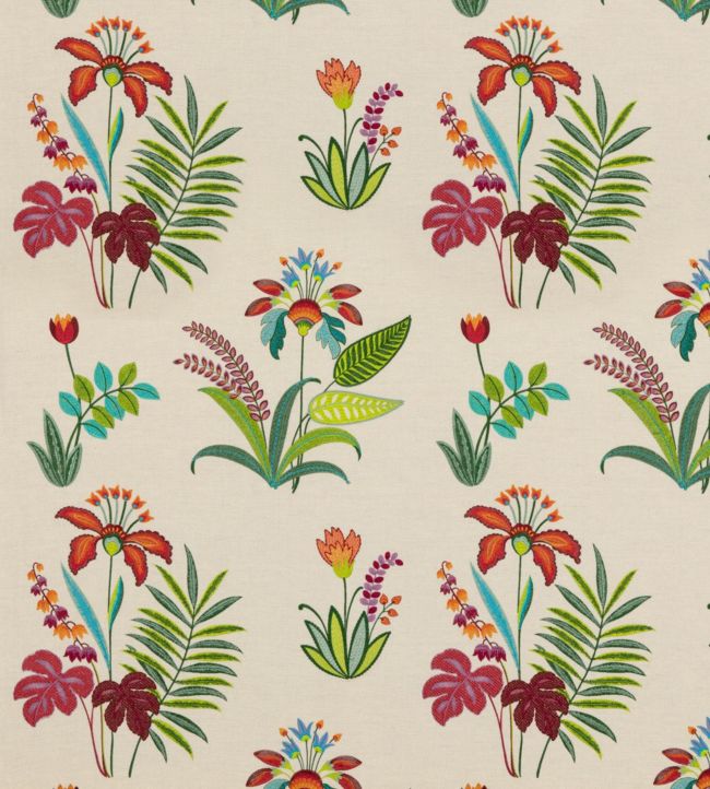 PF50466-1 - Botanical Paradise Fabric - Multi - Baker Lifestyle