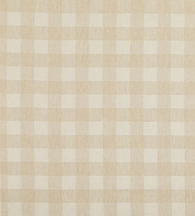 PF50490-110 - Block Check Fabric - Linen - Baker Lifestyle