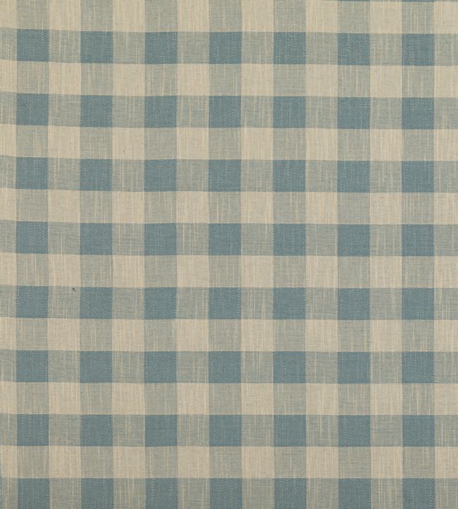 PF50490-605 - Block Check Fabric - Soft Blue - Baker Lifestyle