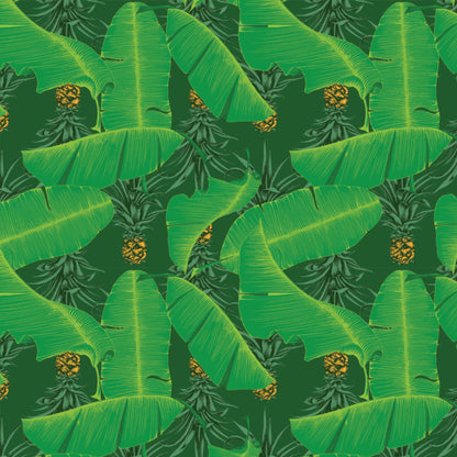 Palm House Wallpaper - Green 
 - Petronella Hall