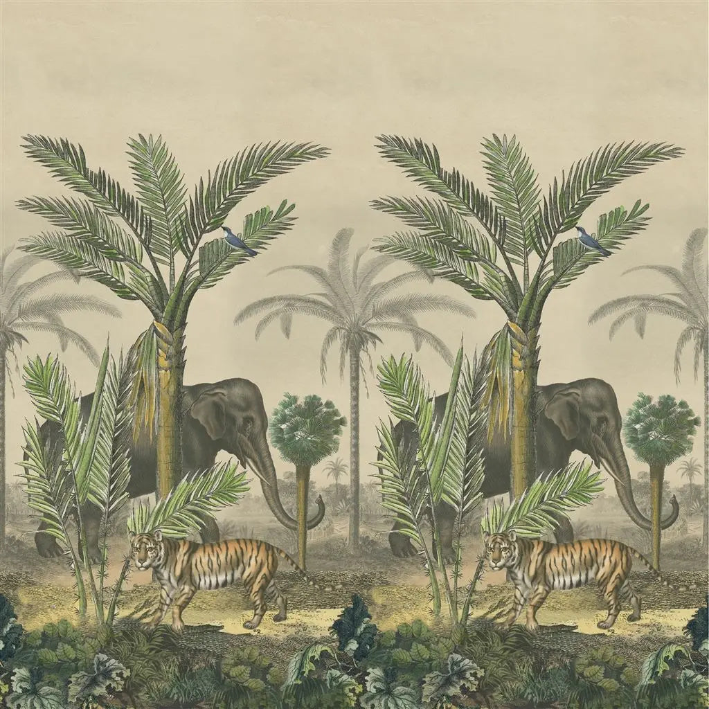 Palm Trail Scene 1 Wallpaper