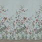 Peacock Toile Scene 1 Wallpaper