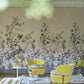 Peacock Toile Scene 1 Wallpaper
