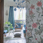 Peacock Toile Scene 2 Wallpaper