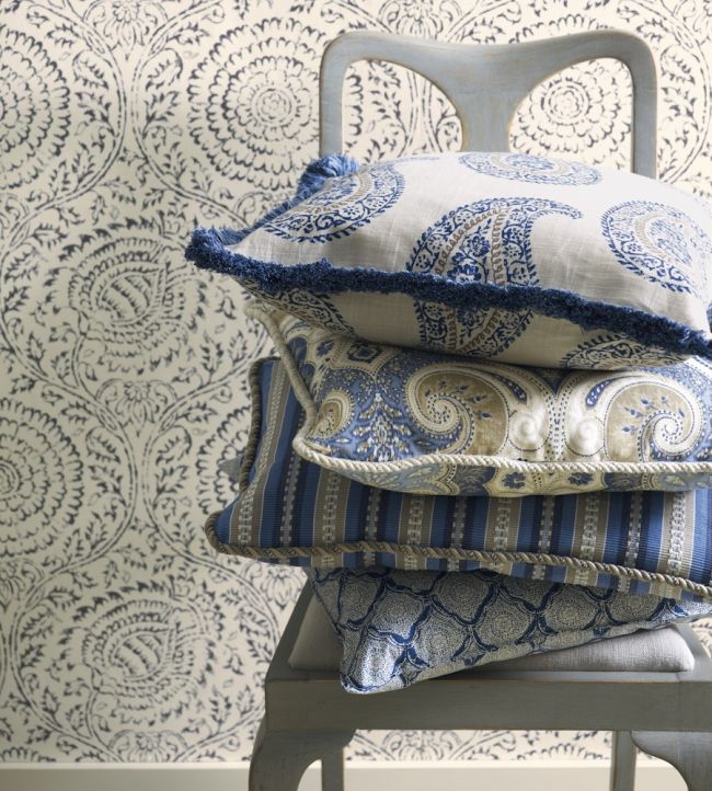 PP50374-1 - Madira Fabric - Indigo Taupe - Baker Lifestyle